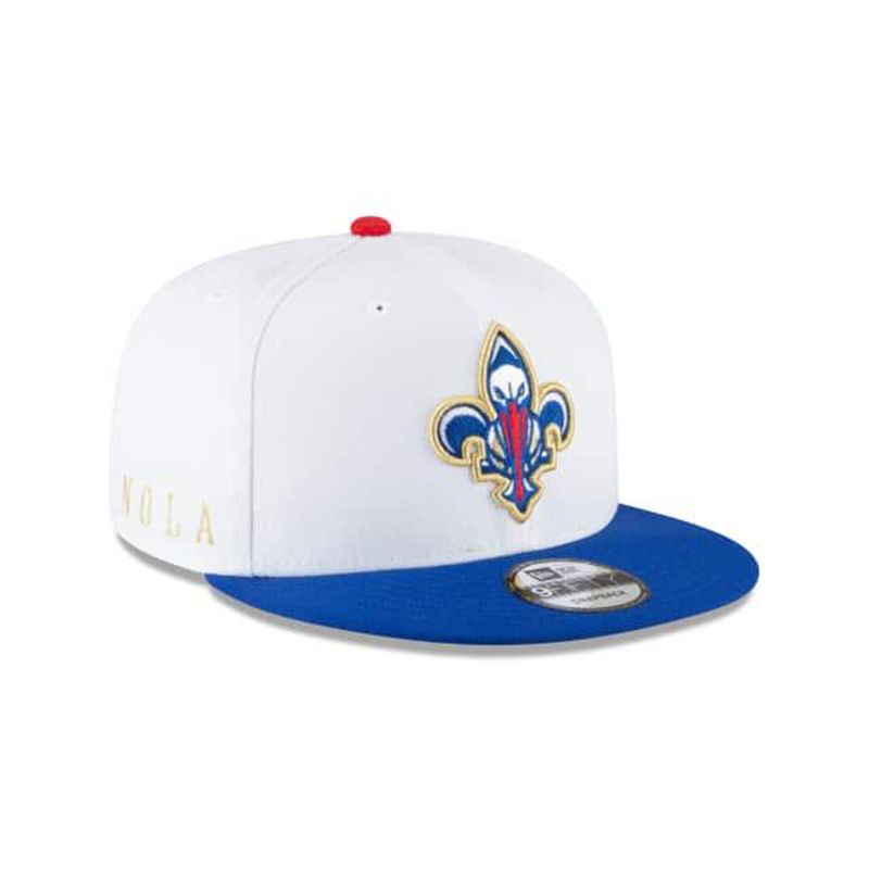 NBA New Orleans Pelicans City Edition Alt 59Fifty Fitted (MZE9304) - White New Era Caps